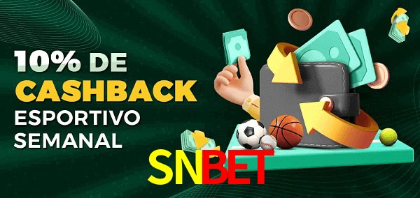 10% de bônus de cashback na SNBET